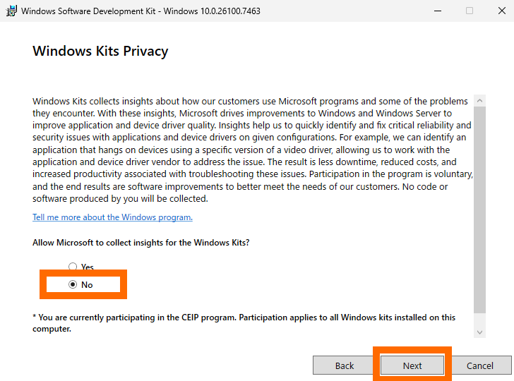 プライバシー設定